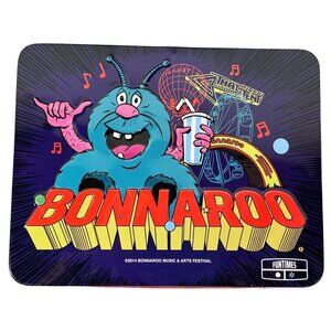 Bonnaroo 2014 Limited Edition Metal Lunchbox Tin With Fun Festival Graphics